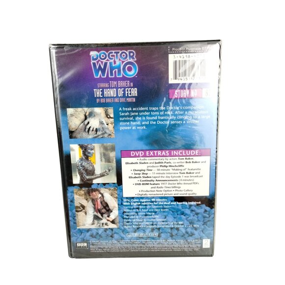 Doctor Who The Hand of Fear Tom Baker Fourth Doctor Story 87 BBC Video - Picture 3 of 4